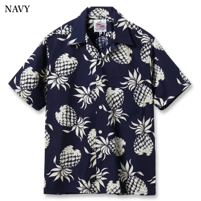 SUNSURF ���󥵡��ա�DK37811�ۡ�DUKE KAHANAMOKU COTTON HAWAIIAN SHIRT ��DUKE'S PINEAPPLE�ɡۥǥ塼�����ϥʥ⥯ �ѥ��ʥåץ� �����ϥ���� COTTON100%