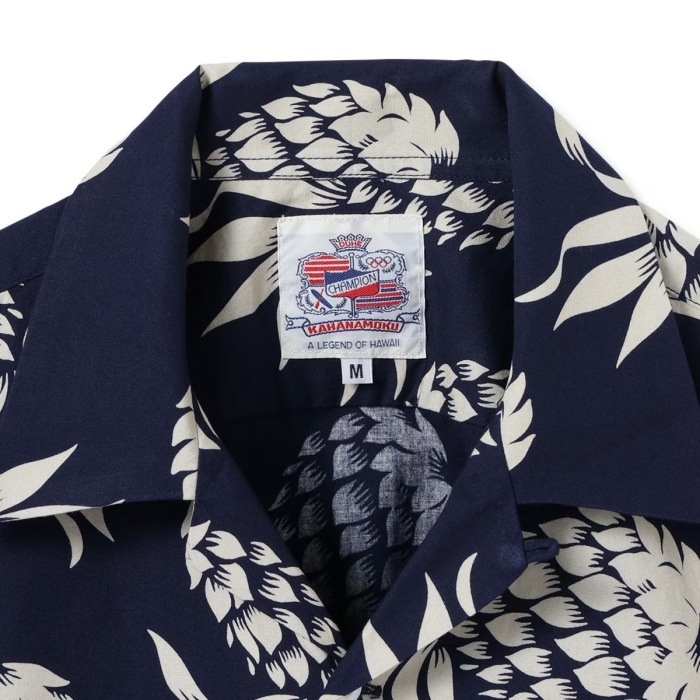 SUNSURF ���󥵡��ա�DK37811�ۡ�DUKE KAHANAMOKU COTTON HAWAIIAN SHIRT ��DUKE'S PINEAPPLE�ɡۥǥ塼�����ϥʥ⥯ �ѥ��ʥåץ� �����ϥ���� COTTON100%