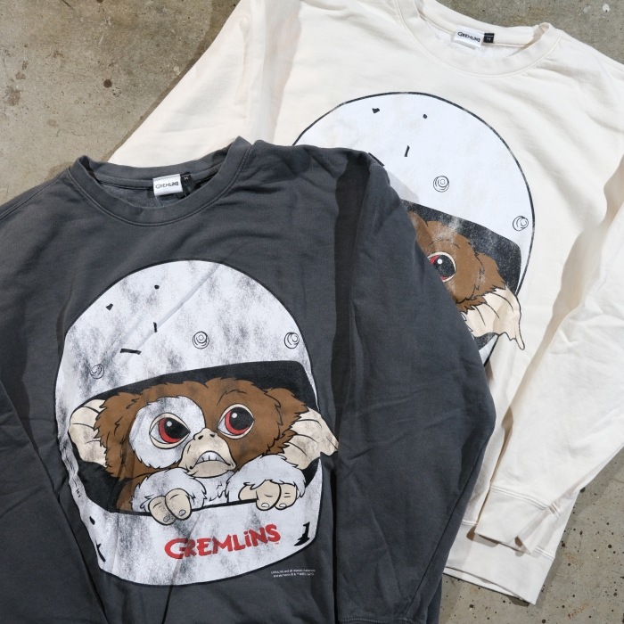 GREMLINS SWEAT ������󥹥����åȡ�25GR-BW-01�ۡ�GREMLINS-Lightweight Crew Sweat-01�ۥ饤�ȥ������ȥ��롼�������å� ������ 