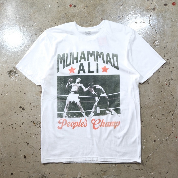 IMPORT T-SHIRTS【MUHAMMAD ALI】≪WHITE≫モハメドアリ プリントT