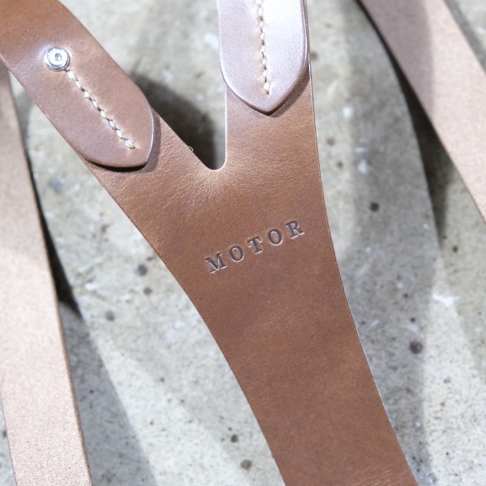 MOTOR NEW VINTAGE �⡼������HORWEEN CHROMEXCEL LEATHER SUSPENDER�ۥۡ������� �����२������쥶�� �����ڥ����  MOTO LEATHER 