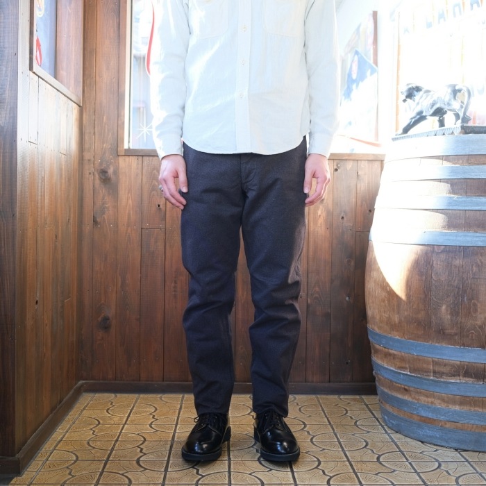 WORKERS ���������Officer Trousers Slim Type2�ۢ�WKS Covert�䥪�ե������ȥ饦������ ����� ���С��� COTTON100�� ������ 2026SS