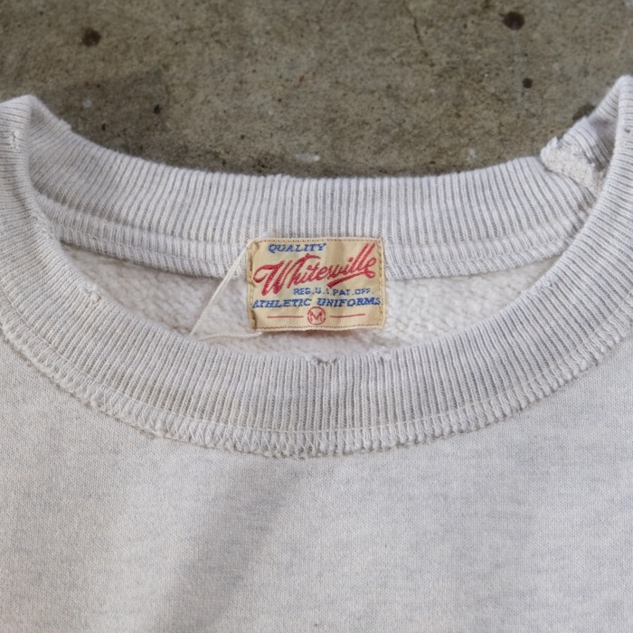 WHITESVILLE �ۥ磻�ĥӥ��WV69582�ۡ�FREEDOM SLEEVE SWEAT SHIRT AGED MODEL�ۥե꡼���ॹ�꡼�֥������åȥ���� �������󥰥�ǥ� �ù� �ץ��� ������