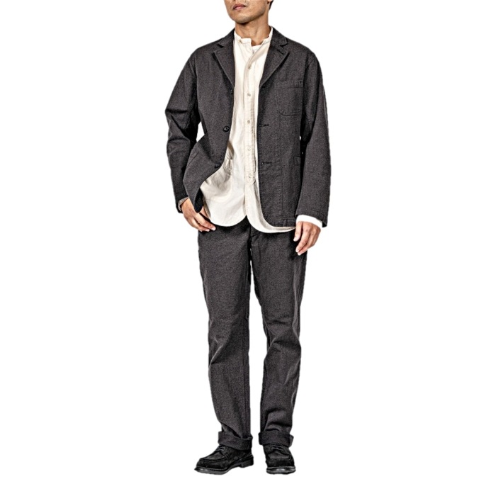 WORKERS ���������Lounge Jacket�ۢ�WKS Covert��饦�󥸥��㥱�å� �ơ��顼�ɥ��㥱�å�  ���С��� ���åȥ�100%