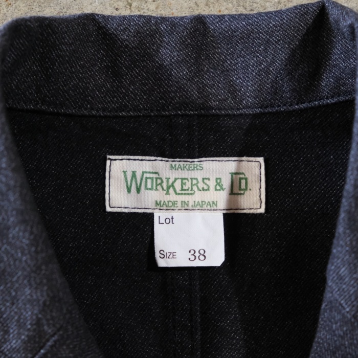 WORKERS ���������Lounge Jacket�ۢ�WKS Covert��饦�󥸥��㥱�å� �ơ��顼�ɥ��㥱�å�  ���С��� ���åȥ�100%