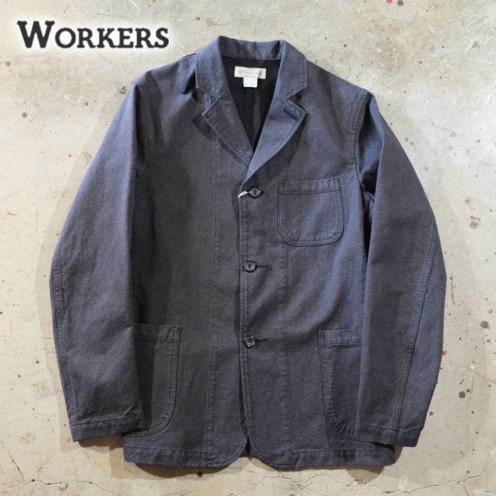 WORKERS ���������Lounge Jacket�ۢ�WKS Covert��饦�󥸥��㥱�å� �ơ��顼�ɥ��㥱�å�  ���С��� ���åȥ�100%