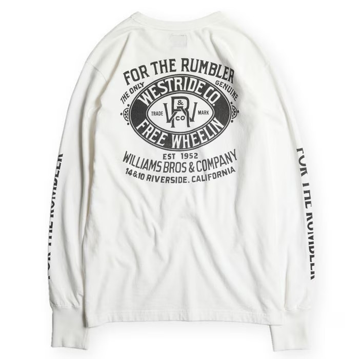 WESTRIDE �������ȥ饤�ɡ�PT.L.TEE.26-01�ۥץ���ĹµT����� ���󥰥��꡼�� ����TEE ���åȥ�100% WR���ꥸ�ʥ�ܥǥ� ������