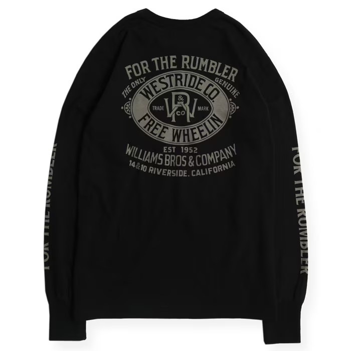 WESTRIDE �������ȥ饤�ɡ�PT.L.TEE.26-01�ۥץ���ĹµT����� ���󥰥��꡼�� ����TEE ���åȥ�100% WR���ꥸ�ʥ�ܥǥ� ������