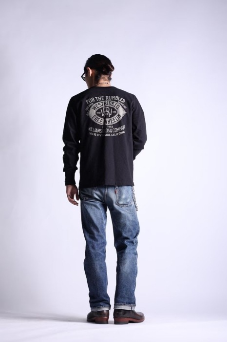 WESTRIDE �������ȥ饤�ɡ�PT.L.TEE.26-01�ۥץ���ĹµT����� ���󥰥��꡼�� ����TEE ���åȥ�100% WR���ꥸ�ʥ�ܥǥ� ������