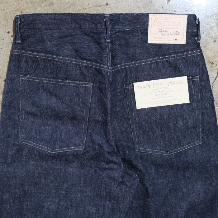 ORGUEIL 륲OR-102ۡTailor Jeans Wide Straightۥơ顼 磻ɥȥ졼 ǥ˥ 14.0oz COTTON100  