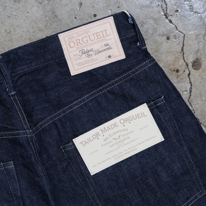 ORGUEIL 륲OR-102ۡTailor Jeans Wide Straightۥơ顼 磻ɥȥ졼 ǥ˥ 14.0oz COTTON100  