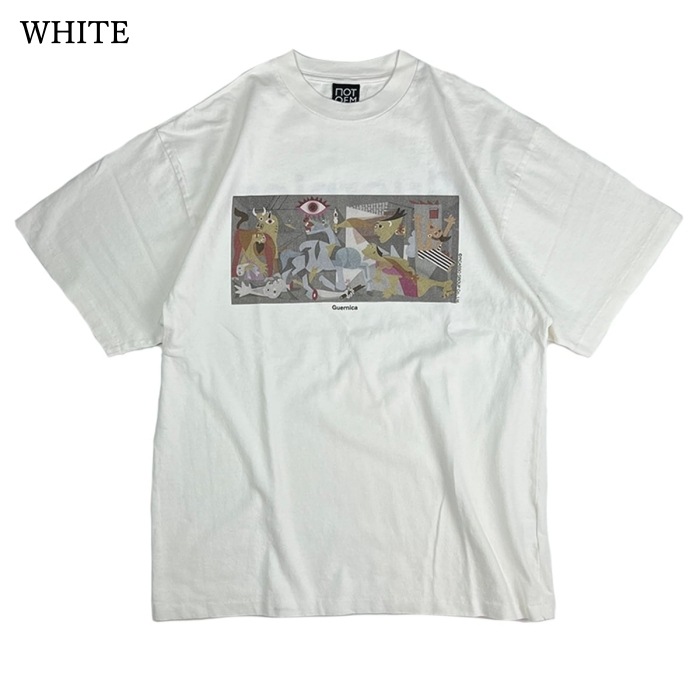 NOT OEM �Υåȥ������������Guernica Tee�ۥ���˥�T����� ������T����� �����å���ù� 6.2oz COTTON100��