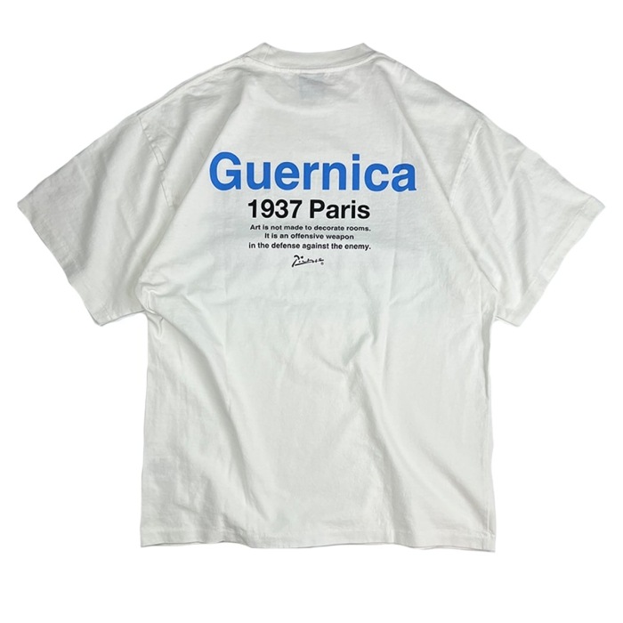 NOT OEM �Υåȥ������������Guernica Tee�ۥ���˥�T����� ������T����� �����å���ù� 6.2oz COTTON100��