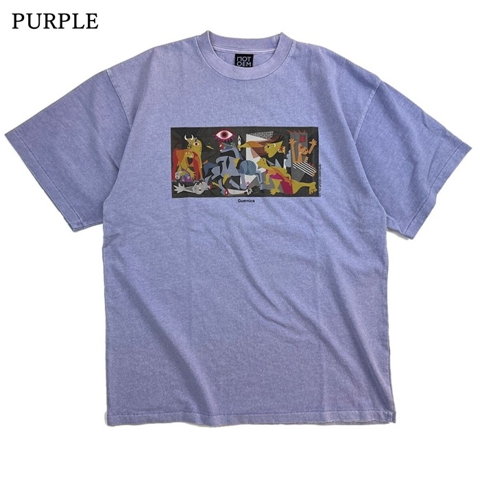 NOT OEM �Υåȥ������������Guernica Tee�ۥ���˥�T����� ������T����� �����å���ù� 6.2oz COTTON100��