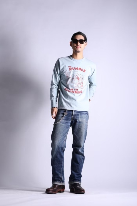 WESTRIDE �������ȥ饤�ɡ�PT.L.TEE.26-02�ۥץ���ĹµT����� ���󥰥��꡼�� ����TEE ���åȥ�100% WR���ꥸ�ʥ�ܥǥ� ������