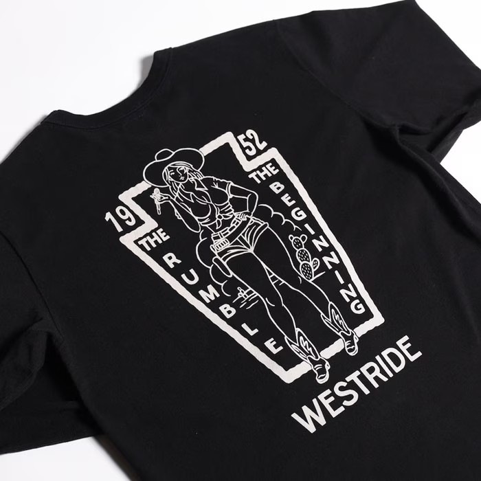 WESTRIDE �������ȥ饤�ɡ�PT.L.TEE.26-02�ۥץ���ĹµT����� ���󥰥��꡼�� ����TEE ���åȥ�100% WR���ꥸ�ʥ�ܥǥ� ������