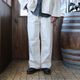 TCB jeans �ƥ��������ӡ������󥺡�Catface Trousers Ecru�ۥ���åȥե������ȥ饦������ �ߥ꥿�꡼ �ۥ磻�ȥǥ˥� ������ ���åȥ�100%