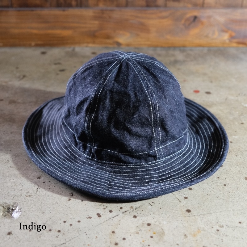 BLACK SIGN ֥åIndigo / Black Denim Utility Hatۥǥ ֥å ǥ˥桼ƥƥϥå ֡ˡϥå 15oz åȥ100%