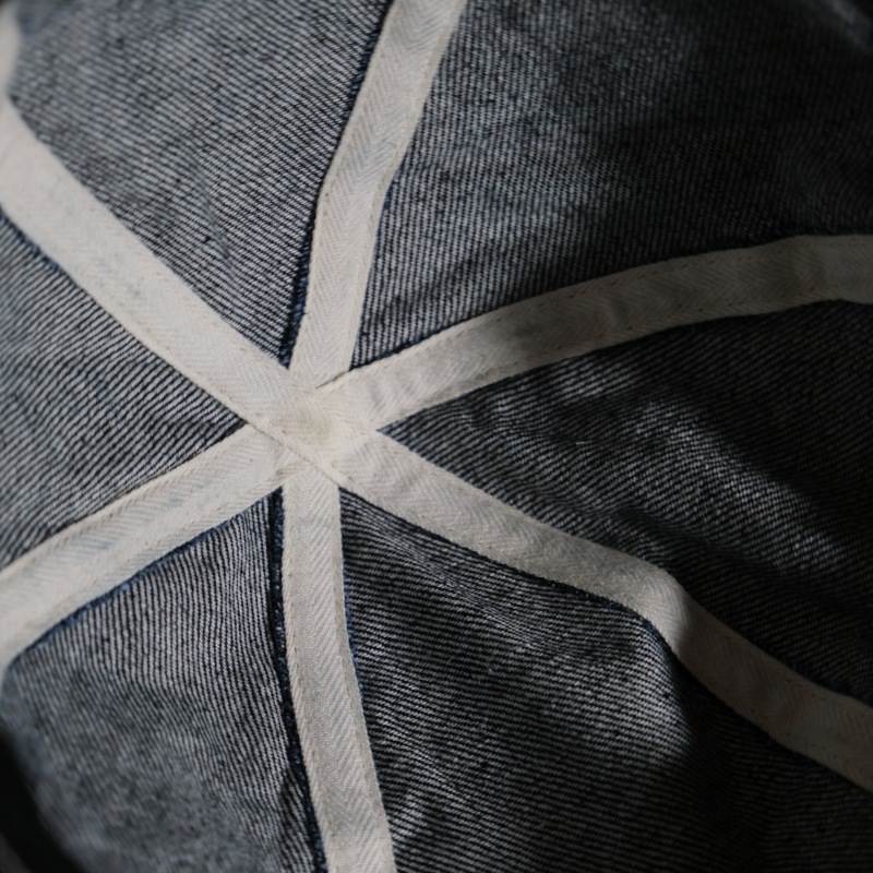 BLACK SIGN ֥åIndigo / Black Denim Utility Hatۥǥ ֥å ǥ˥桼ƥƥϥå ֡ˡϥå 15oz åȥ100%