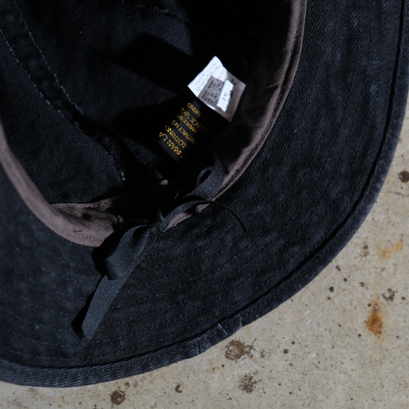 BLACK SIGN ֥åIndigo / Black Denim Utility Hatۥǥ ֥å ǥ˥桼ƥƥϥå ֡ˡϥå 15oz åȥ100%