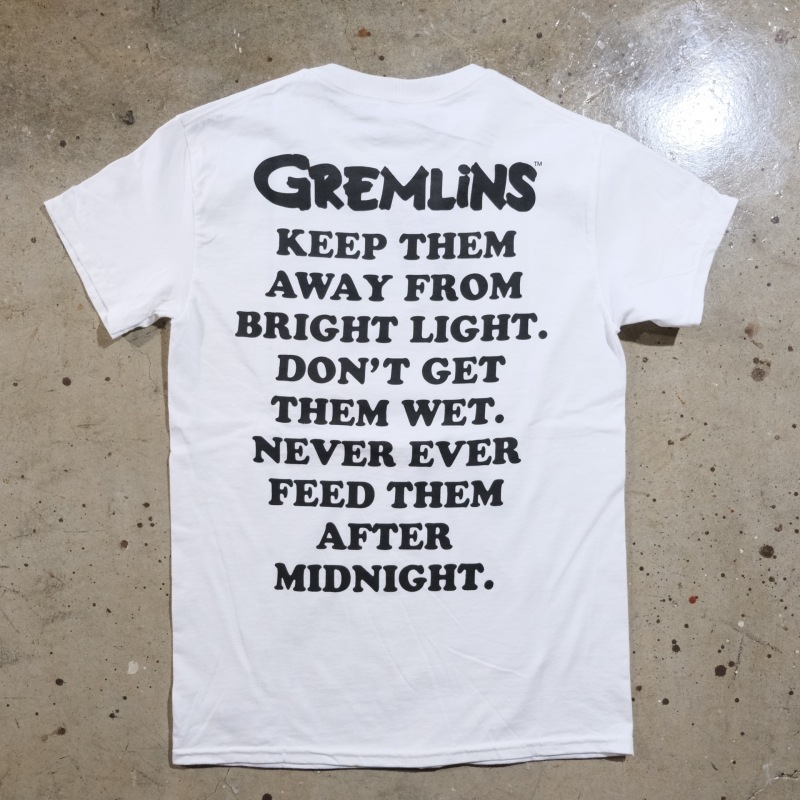 GREMLINS TEE �������T����ġ�25SS-GRM-01�� �ץ���T����� ��󥦥��å��� ���åȥ�100%