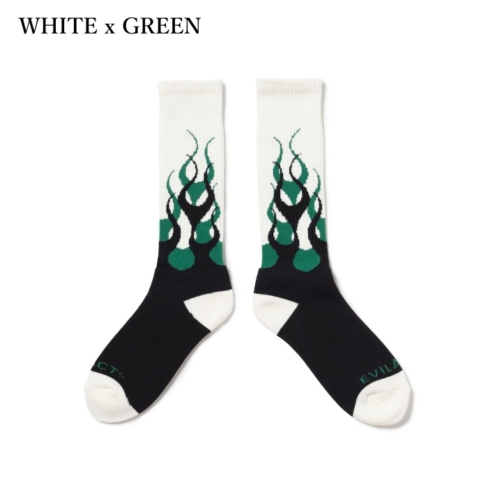 EVILACT �����֥륢���ȡ�EA25-ACT2-A03�ۡ�FLAMES SOCKS�ۥե쥤�ॹ���å��� �ѥ����Ԥ� �ե꡼������ ������