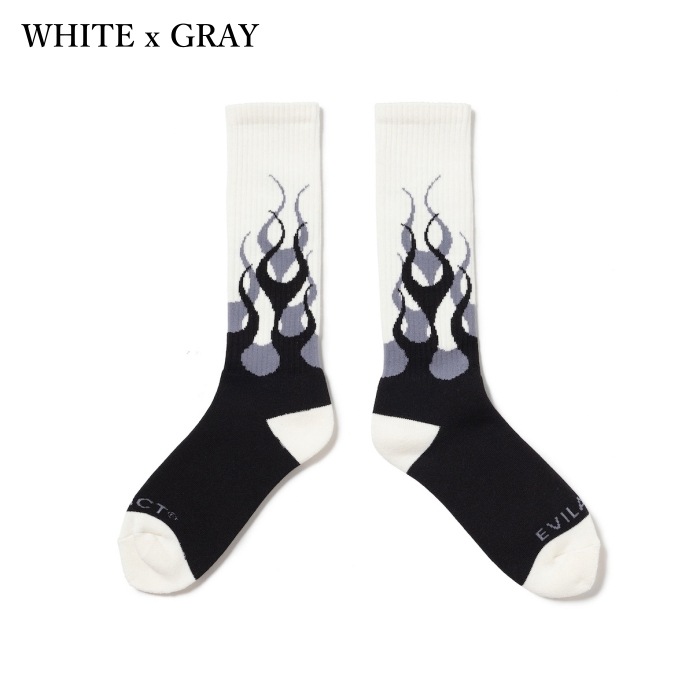 EVILACT �����֥륢���ȡ�EA25-ACT2-A03�ۡ�FLAMES SOCKS�ۥե쥤�ॹ���å��� �ѥ����Ԥ� �ե꡼������ ������