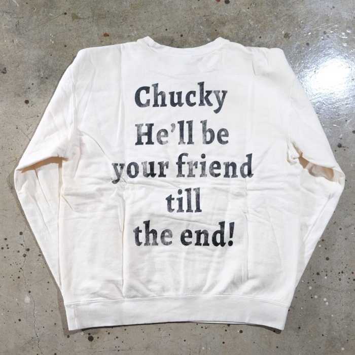 CHUCKY SWEAT ����å����������åȡ�25CH-BW-03�ۡ�TILL THE END -Lightweight Crew Sweat�ۥ饤�ȥ������ȥ��롼�������å� �ǲ�