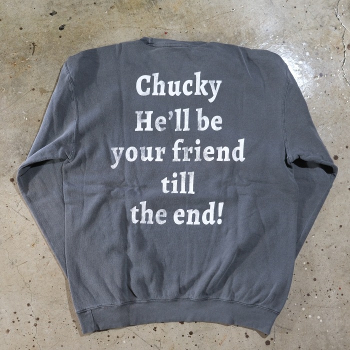 CHUCKY SWEAT ����å����������åȡ�25CH-BW-03�ۡ�TILL THE END -Lightweight Crew Sweat�ۥ饤�ȥ������ȥ��롼�������å� �ǲ�