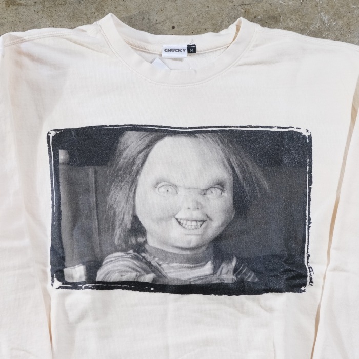 CHUCKY SWEAT ����å����������åȡ�25CH-BW-03�ۡ�TILL THE END -Lightweight Crew Sweat�ۥ饤�ȥ������ȥ��롼�������å� �ǲ�