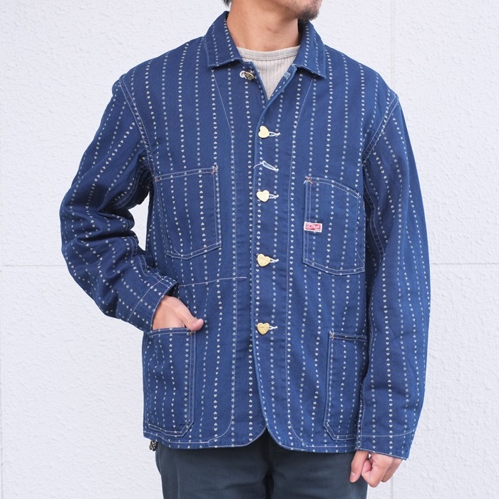 TCB jeans �ƥ��������ӡ������󥺡�Cathartt Chore Coat Paw Stripe�ۥ����Хå��奫�С������� ���ꥸ�ʥ�ϡ��ȥ��ȥ饤�� ���åȥ�100% ������