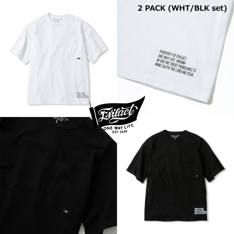 EVILACT �����֥륢���ȡ�EA-WFR-SS�ۡ�2PACK SS��2�ѥå�T����� Ⱦµ  �إӡ��������� ���åȥ�100��