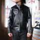 Y'2 LEATHER �磻�ġ��쥶����PR-64�ۡ�VINTAGE HORSE  LIGHT SINGLE BREASTED JKT��BLACK(TEA-CORE)��ۥӥ�ơ����ۡ����饤�� ���󥰥�饤���������㥱�å�