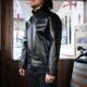 Y'2 LEATHER �磻�ġ��쥶����PR-64�ۡ�VINTAGE HORSE  LIGHT SINGLE BREASTED JKT��BLACK(TEA-CORE)��ۥӥ�ơ����ۡ����饤�� ���󥰥�饤���������㥱�å�