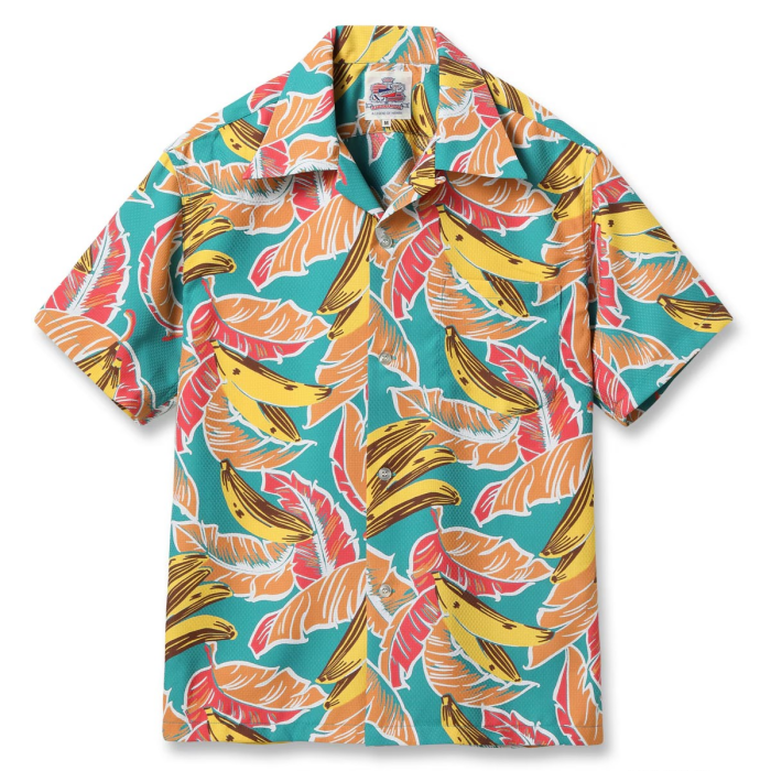 DUKE KAHANAMOKU ǥ塼ϥʥ⥯DK39399ۡCOOLMAX HAWAIIAN SHIRT DUKE'S BANANA LEAF  Хʥʥ꡼ ޥå ϥ磻󥷥 