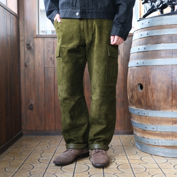 MOTOR NEW VINTAGE �⡼���� ��WSBTM10�� ��WASHABLE HORSE ROUGHOUT CARGO PANTS�ۥ����å���֥�ۡ�����ե����ȥ������ѥ�� �쥶���ѥ�� �ϳ� 