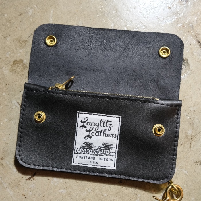 Langlitz Leathers ��󥰥�åĥ쥶���� ��Mushman Wallet�ۥ쥶����������° �ޥå���ޥ󥦥���å� ���� �����ϥ��� MADE IN USA