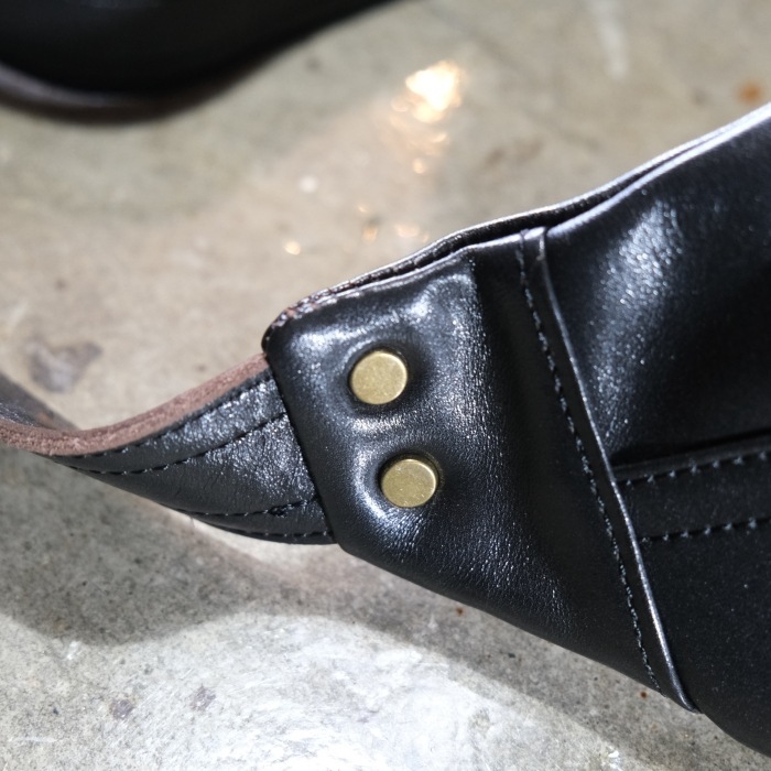 Y'2 LEATHER �磻�ġ��쥶�� ��BG-09�ۡ�HORSE HIDE WAIST BAG�ۢ�BLACK��ۡ����ϥ��ɥ������ȥХå� �ϳ� ������