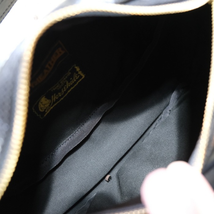 Y'2 LEATHER �磻�ġ��쥶�� ��BG-09�ۡ�HORSE HIDE WAIST BAG�ۢ�BLACK��ۡ����ϥ��ɥ������ȥХå� �ϳ� ������