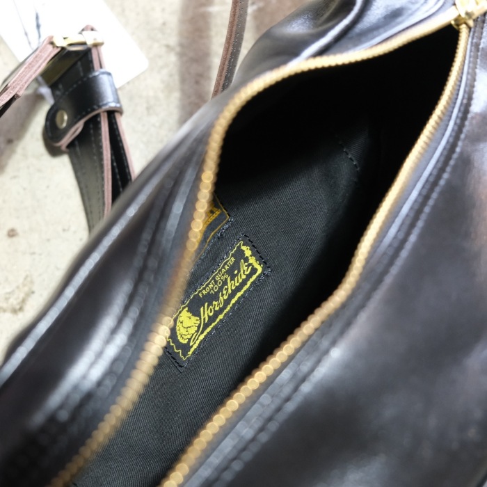 Y'2 LEATHER �磻�ġ��쥶�� ��BG-09�ۡ�HORSE HIDE WAIST BAG�ۢ�BLACK��ۡ����ϥ��ɥ������ȥХå� �ϳ� ������
