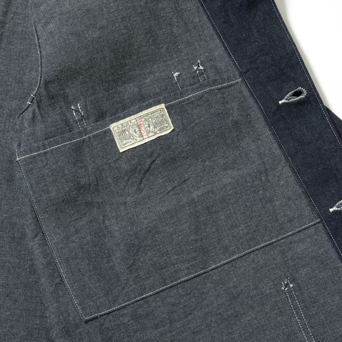 HEADLIGHT  إåɥ饤ȡHD15711ۡHEADLIGHT 11oz. BLUE DENIM WORK COATۥ֥롼ǥ˥ С  COTTON100%