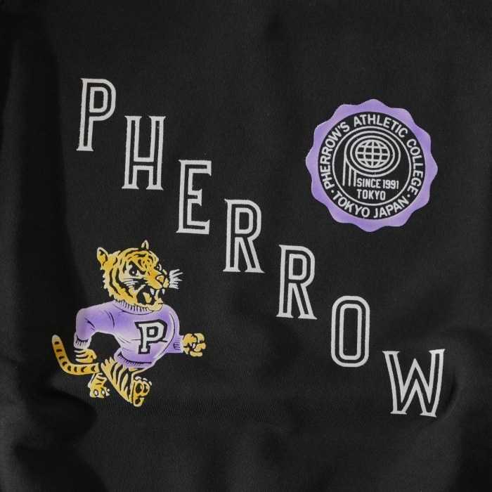 Pherrow`s �ե���������25W-PRS1��SWEAT SHIRTS �������åȥ���� �ե��å����ץ��� �ȥ졼�ʡ� COTTON100%