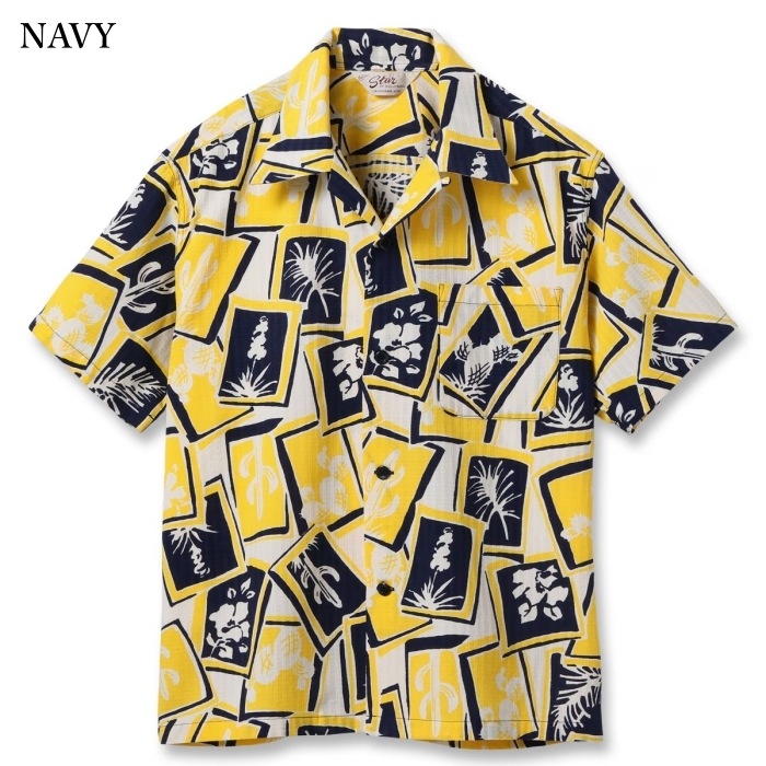 STAR OF HOLLYWOOD ���������֥ϥꥦ�åɡ�SH39718�ۡ�DOBBY COTTON OPEN SHIRT ��CACTUS�ɡۥ��åȥ󥪡��ץ󥫥顼����� �������� ���� Ⱦµ