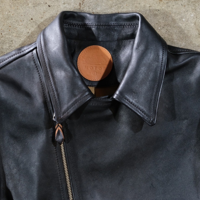 MOTOR NEW VINTAGE  ⡼ITALIAN HORSE FRONT DOUBLE SPORTS JACKETۥۡϥ ֥ ݡĥ㥱å ϳ MOTO LEATHER 