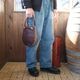 FUNNY ORIGINAL �ե��ˡ����ꥸ�ʥ��ROUND TOTE�ۢ�ӥ�ơ����쥶�����إ������բ�饦��ɥȡ��ȥХå� �ߥ˥ȡ��� �����ϥ��� ���� ������