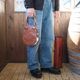 FUNNY ORIGINAL �ե��ˡ����ꥸ�ʥ��ROUND TOTE�ۢ�ӥ�ơ����쥶�����إ������բ�饦��ɥȡ��ȥХå� �ߥ˥ȡ��� �����ϥ��� ���� ������