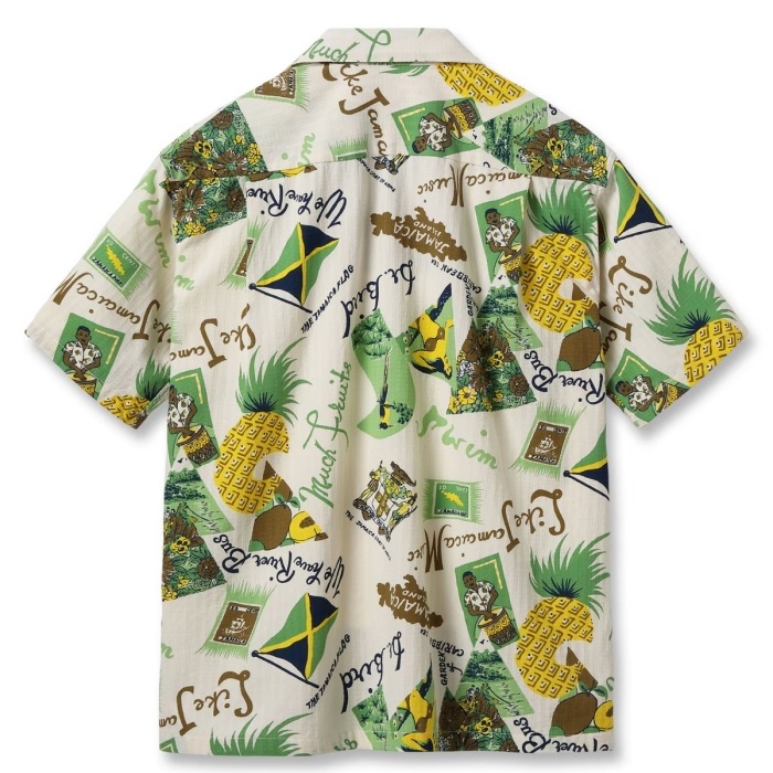 STAR OF HOLLYWOOD ���������֥ϥꥦ�åɡ�SH39719�ۡ�DOBBY COTTON OPEN SHIRT ��JAMAICA�ɡۥ��åȥ󥪡��ץ󥫥顼����� ����ޥ��� ���� Ⱦµ