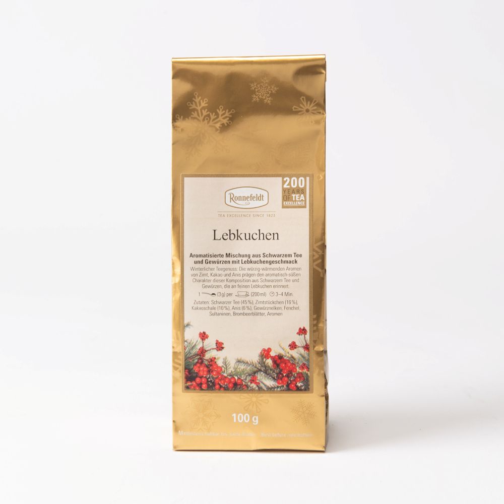 【季節限定商品】ロンネフェルト　ジンジャーブレッドティー　リーフ100g　Ronnefeldt