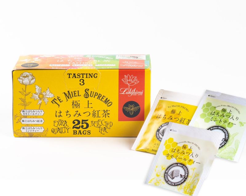 極上はちみつ紅茶　テイスティング3　25袋   Lakshimi Te' Miel SUPREMO