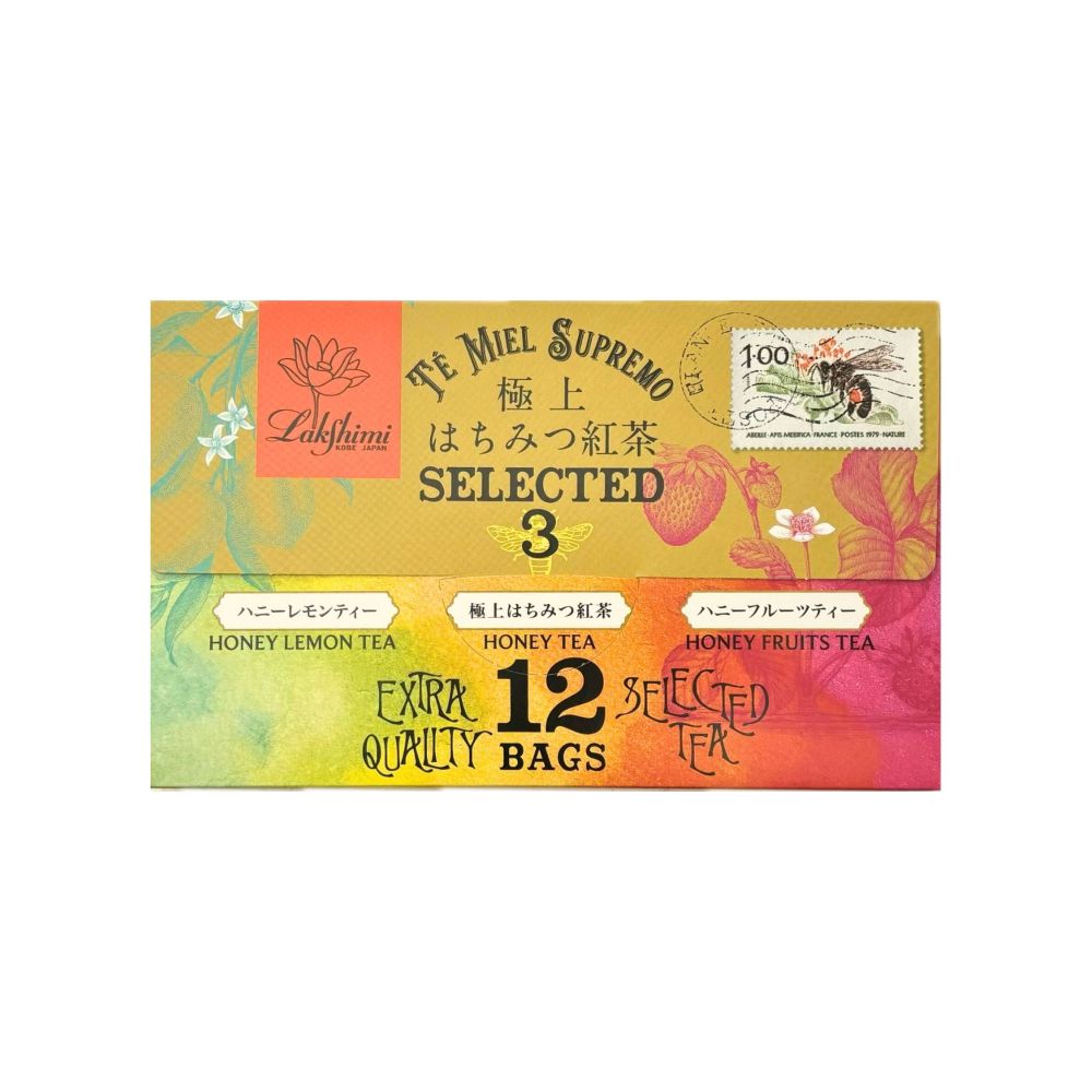 極上はちみつ紅茶 セレクテッド3 12袋 （レターパッケージ） Lakshimi Te' Miel SUPREMO